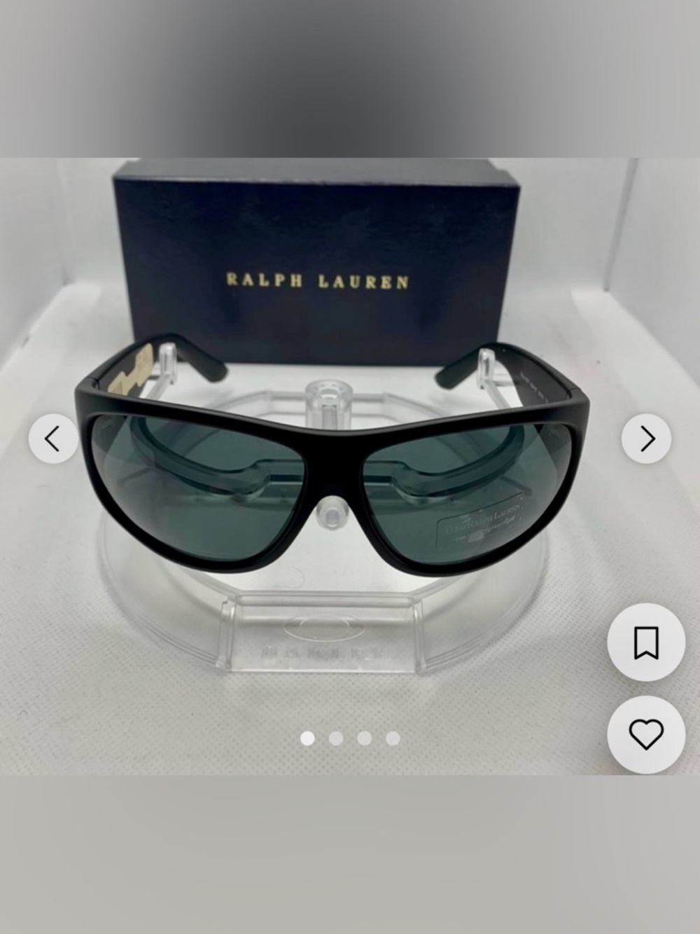Ralph Lauren polo Black Sunglasses